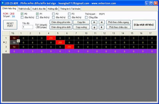 LED CS - Advance Edition - Phần mềm lập trình LED