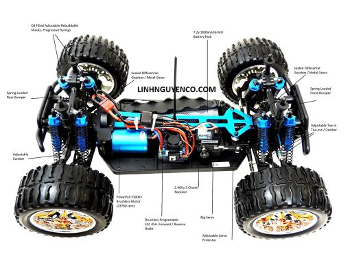 Phụ tùng linh kiện xe đua HSP các loại tỉ lệ 1/10 08 09 2017