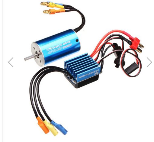 Motor & ESC mini 2845 Motor 3900KV- 3930KV Sensorless Brushless Waterproof 35A ESC cốt 3mm