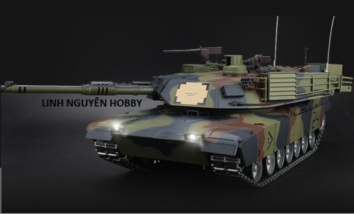 TANK M1A2 - Xe tăng điều khiển từ xa U.S.M1A2 ABRAMS MBT PRO - BÁNH & XÍCH KIM LOẠI - tỉ lệ 1/16