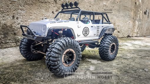 REMO JEEP - XE ĐỊA HÌNH LỘI NƯỚC OFFROAD CRAWLER - tỉ lệ 1/10 - 4WD ROCK CLIMBER