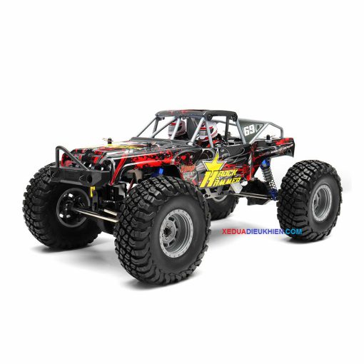 R18K - XE ĐỊA HÌNH LỘI NƯỚC OFFROAD CRAWLER - tỉ lệ 1/10 2.4G 4WD 470mm Rc Car Rock Hammer Crawler