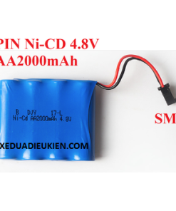 PIN SẠC 4.8V 2000MAH DUNG LƯỢNG CAO CHO XE ĐỒ CHƠI