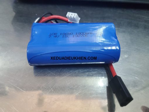 PIN XE 1/12 dung lượng 1800mah 2S 7.4v cho WLTOYS 12428 12429 Subotech Bg1508 bg1513 bg1518 Feiyue FY-03 LI BATTERY