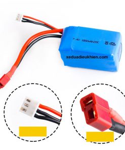 PIN XE 1/18 dung lượng khủng 1800mah 2S 7.4v cho WLTOYS A959 A979 A959B A979B A969