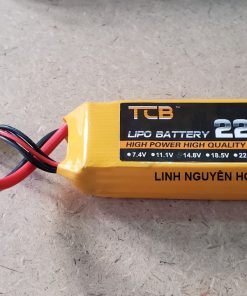 PIN LIPO 4S 14.8V 2200MAH 35C CHO CANO FT011 VÀ XE 1/12 1/10