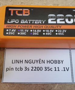 PIN LIPO 3S 11.1V DUNG LƯỢNG 2200MAH 35C CHO XE 1/10 và cano FT012