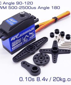 Servo 20kg 25Kg điện áp cao HV 7.4v cho các loại xe xài pin lipo rx