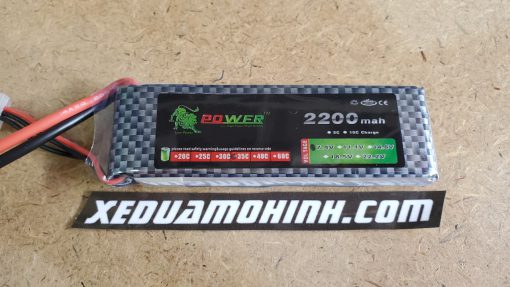 PIN LIPO 2S 7.4V 2200MAH 35C LION POWER CHO XE TỈ LỆ 1/12 1/10