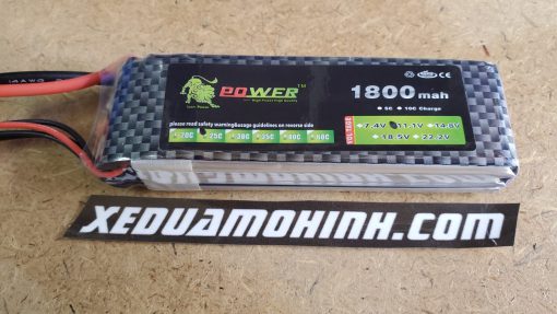 PIN LIPO 3S 11V 1800MAH 35C LION POWER CHO CANO FT 012 xe 1/10 1/12