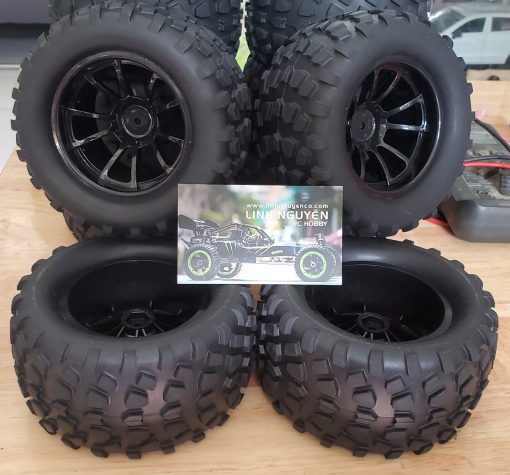 BỘ 4 BÁNH MONSTER TRUCK TỈ LỆ 1/10 HEX 12MM