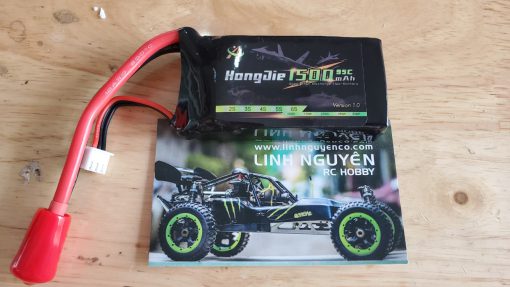 PIN LIPO HJ DÒNG XẢ CAO 1500mah 2S 7.4V 95C