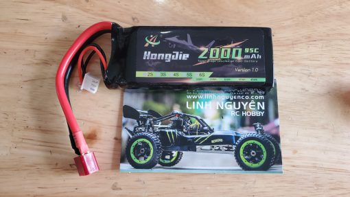 PIN LIPO HJ DÒNG XẢ CAO 2000mah 2S 7.4V 95C