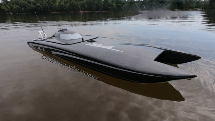 TFL Racing 1040mm zonda Cat Highspeed Rc Boat Với Động Cơ Đôi Twindrive