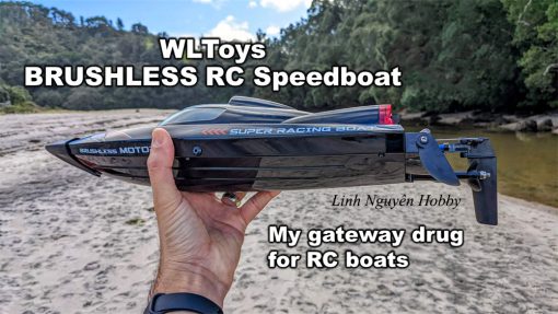 Wltoys B916WL Racing Boat RTR 2.4G Brushless 60km/h - Tàu đua size 47cm tốc độ cao