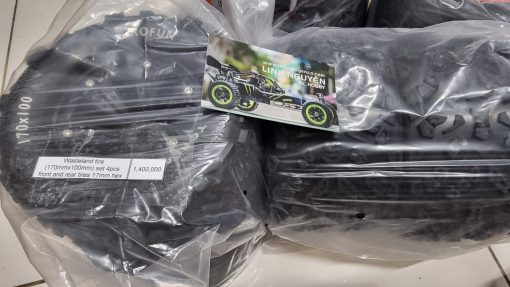 BỘ 4 BÁNH 1/8 MONSTER TRUCK TORLAND WASTELAND TIRES